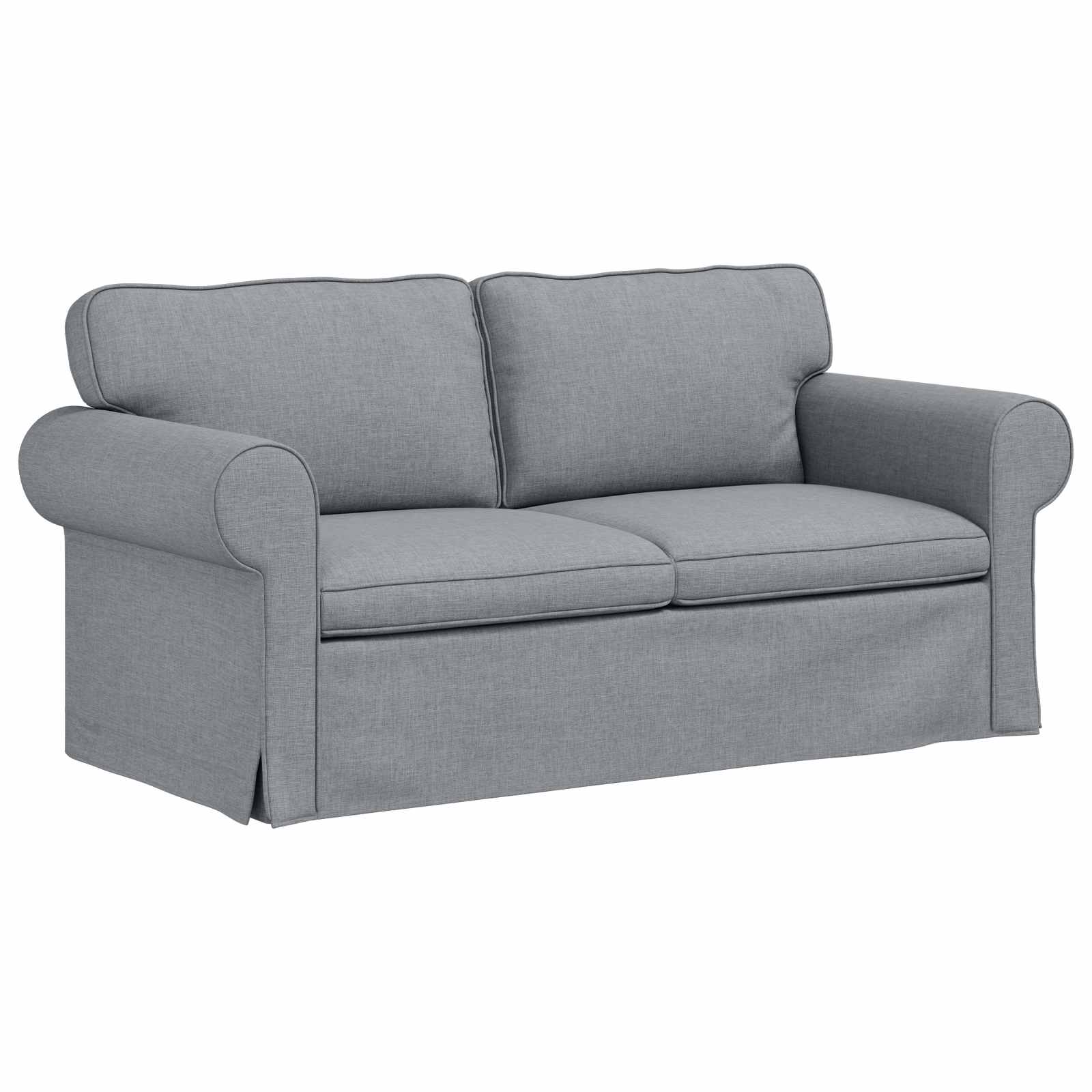 Set di divani 2 pcs Grigio chiaro 175 x 82 x 80 cm Tessuto | homemem39