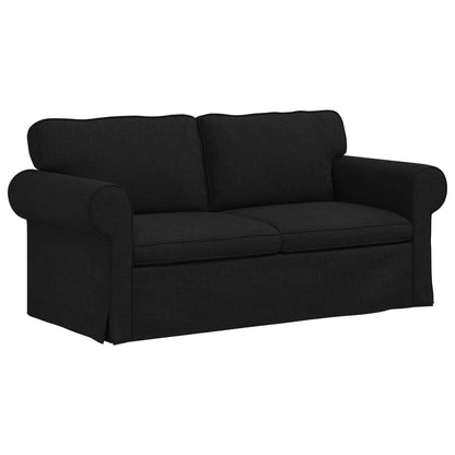 Set di divani 2 pcs Nero 175 x 82 x 80 cm Tessuto | homemem39