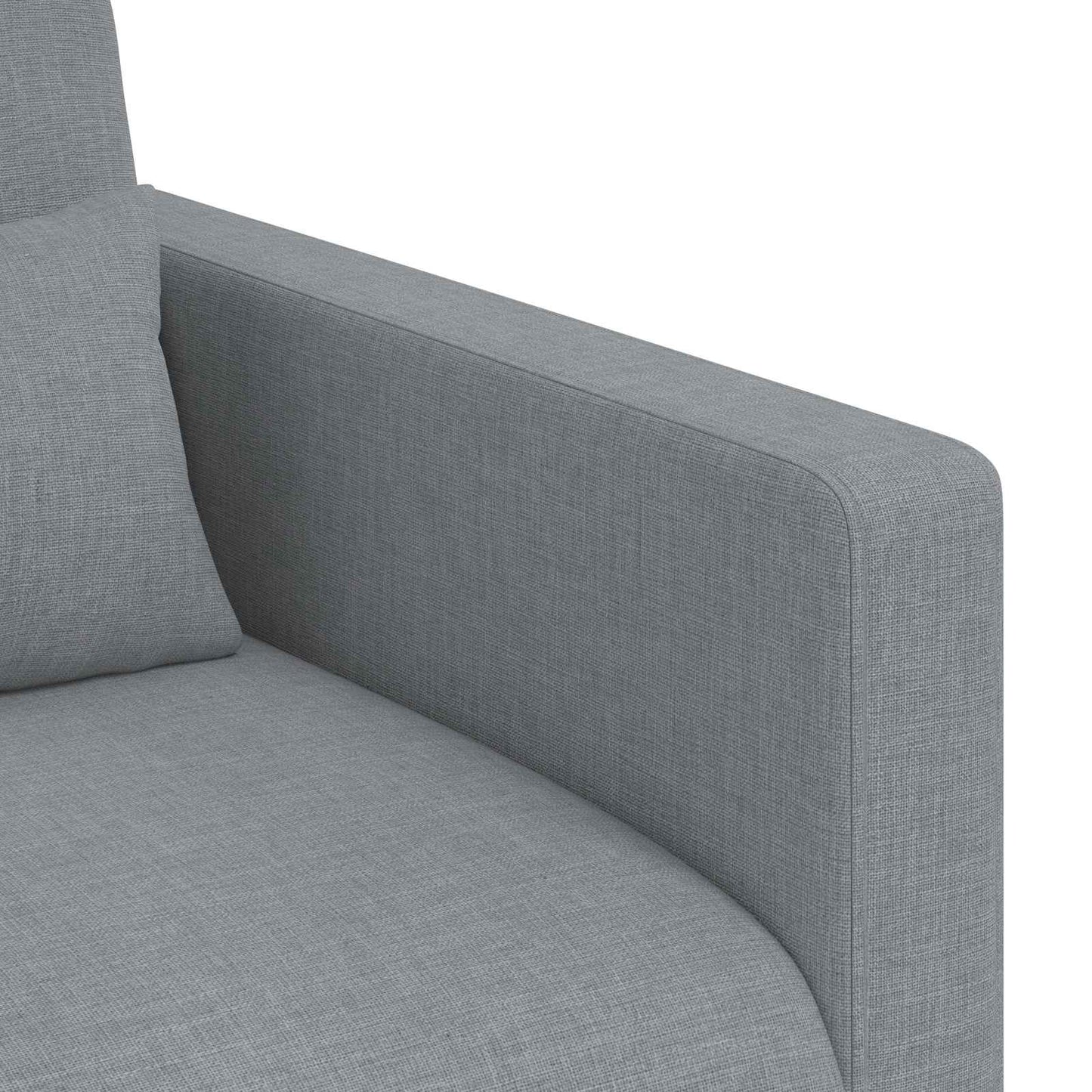 Set di divani 2 pcs Grigio chiaro 158 x 78 x 80 cm Tessuto | homemem39