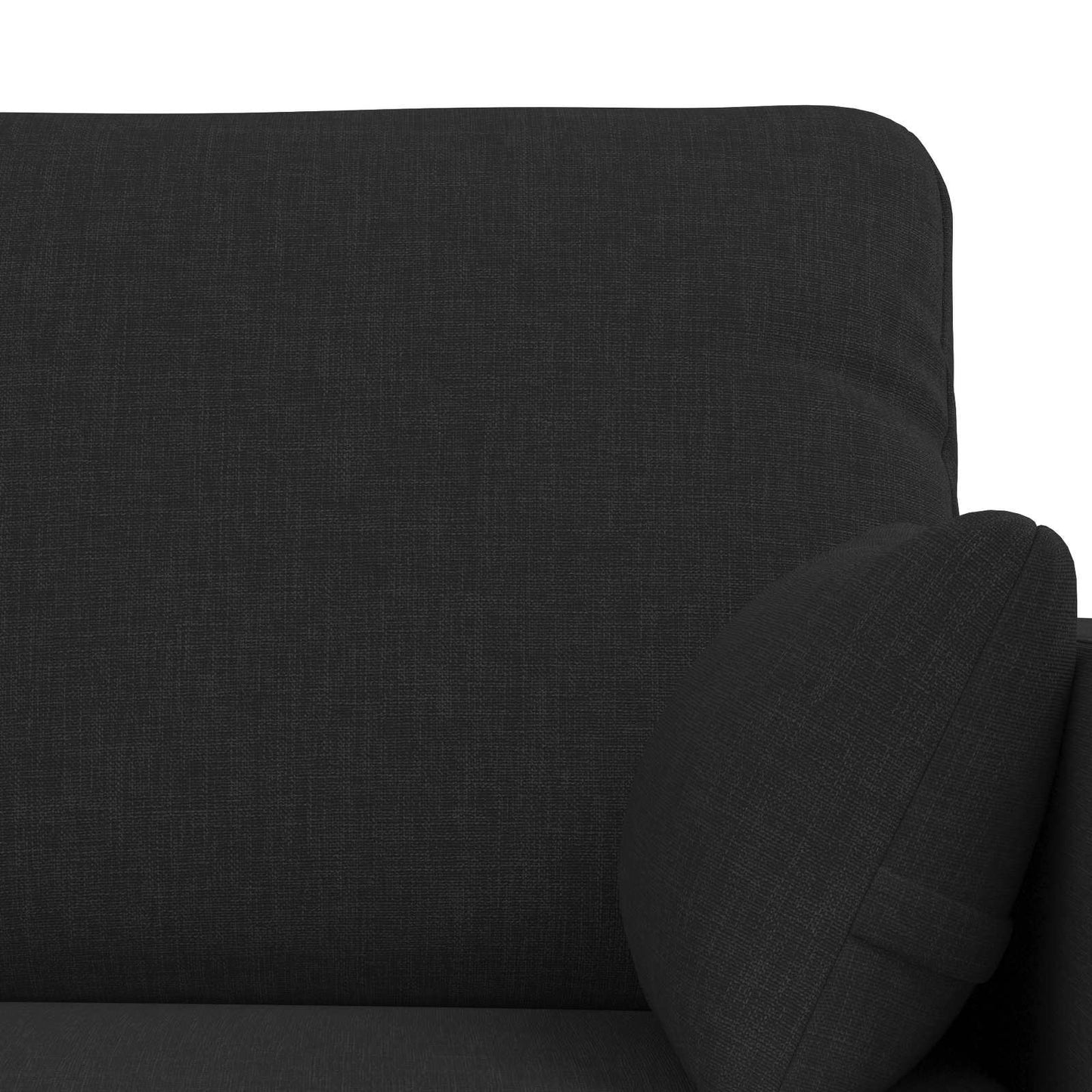 Set di divani 2 pcs Nero 158 x 78 x 80 cm Tessuto | homemem39