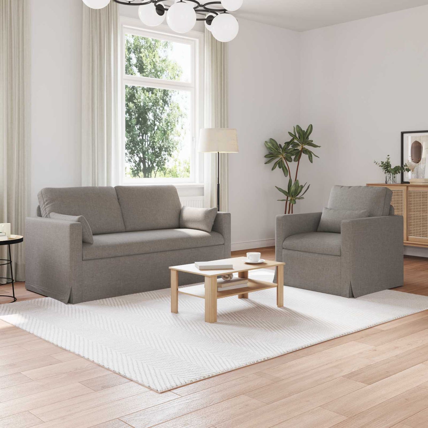 Set di divani 2 pcs Talpa 158 x 78 x 80 cm Tessuto | homemem39