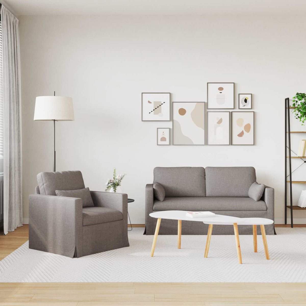 Set di divani 2 pz Tessuto
