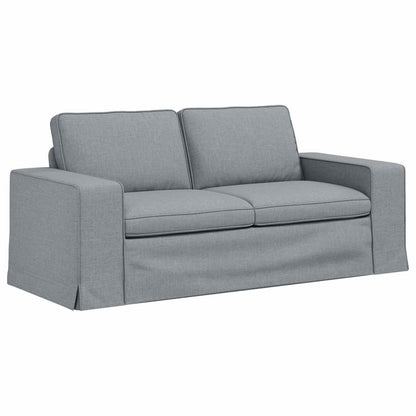 Set di divani 2 pcs Grigio chiaro 182 x 80 x 82 cm Tessuto | homemem39