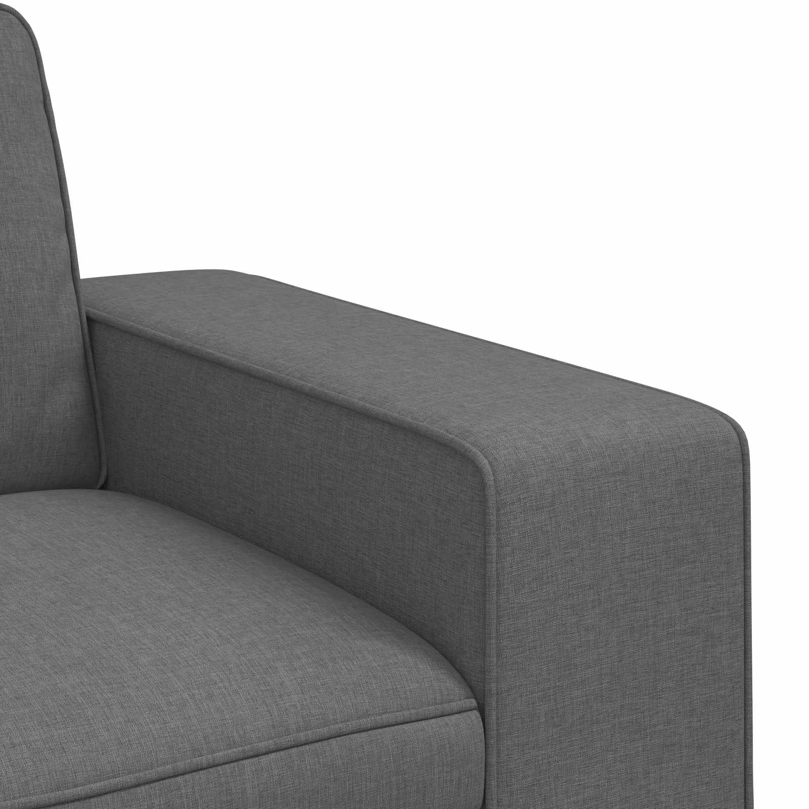 Set di divani 2 pcs Grigio scuro 182 x 80 x 82 cm Tessuto | homemem39