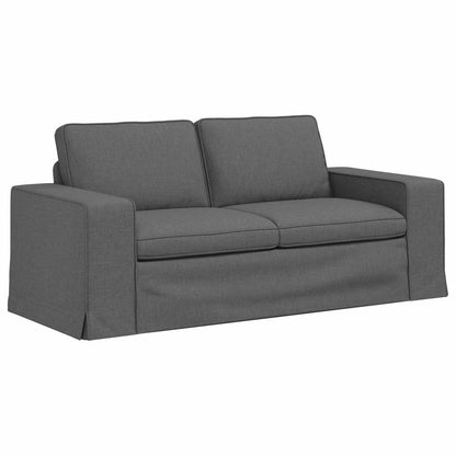 Set di divani 2 pcs Grigio scuro 182 x 80 x 82 cm Tessuto | homemem39