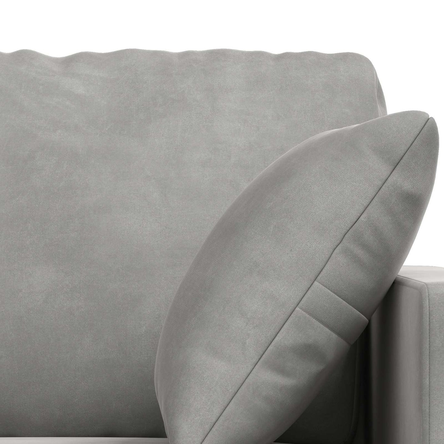 Set di divani 2 pcs Grigio chiaro 158 x 78 x 80 cm Velluto | homemem39