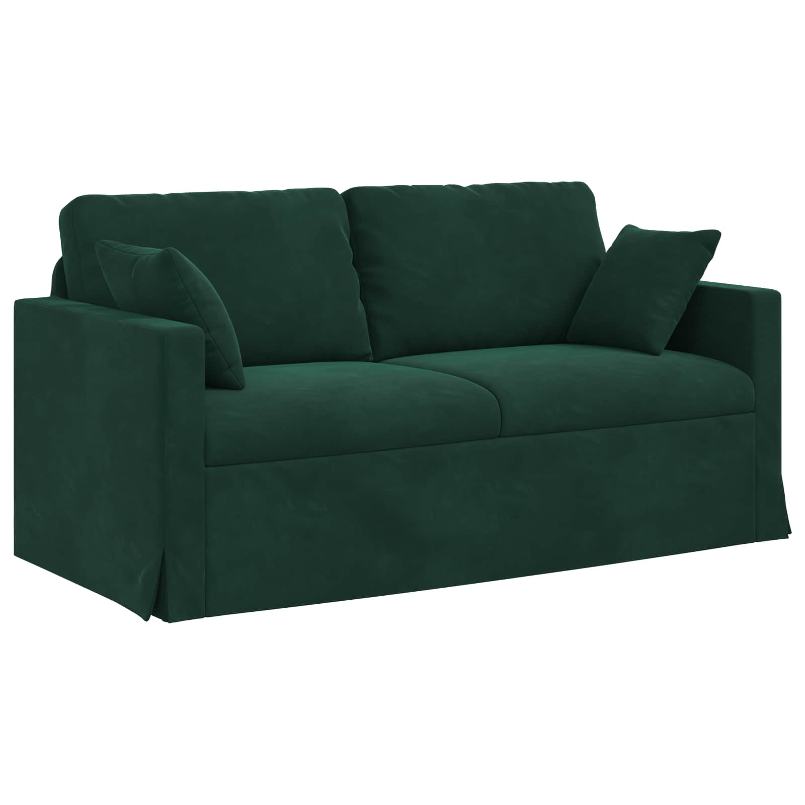 Set di divani 2 pcs Verde Scuro 158 x 78 x 80 cm Velluto | homemem39