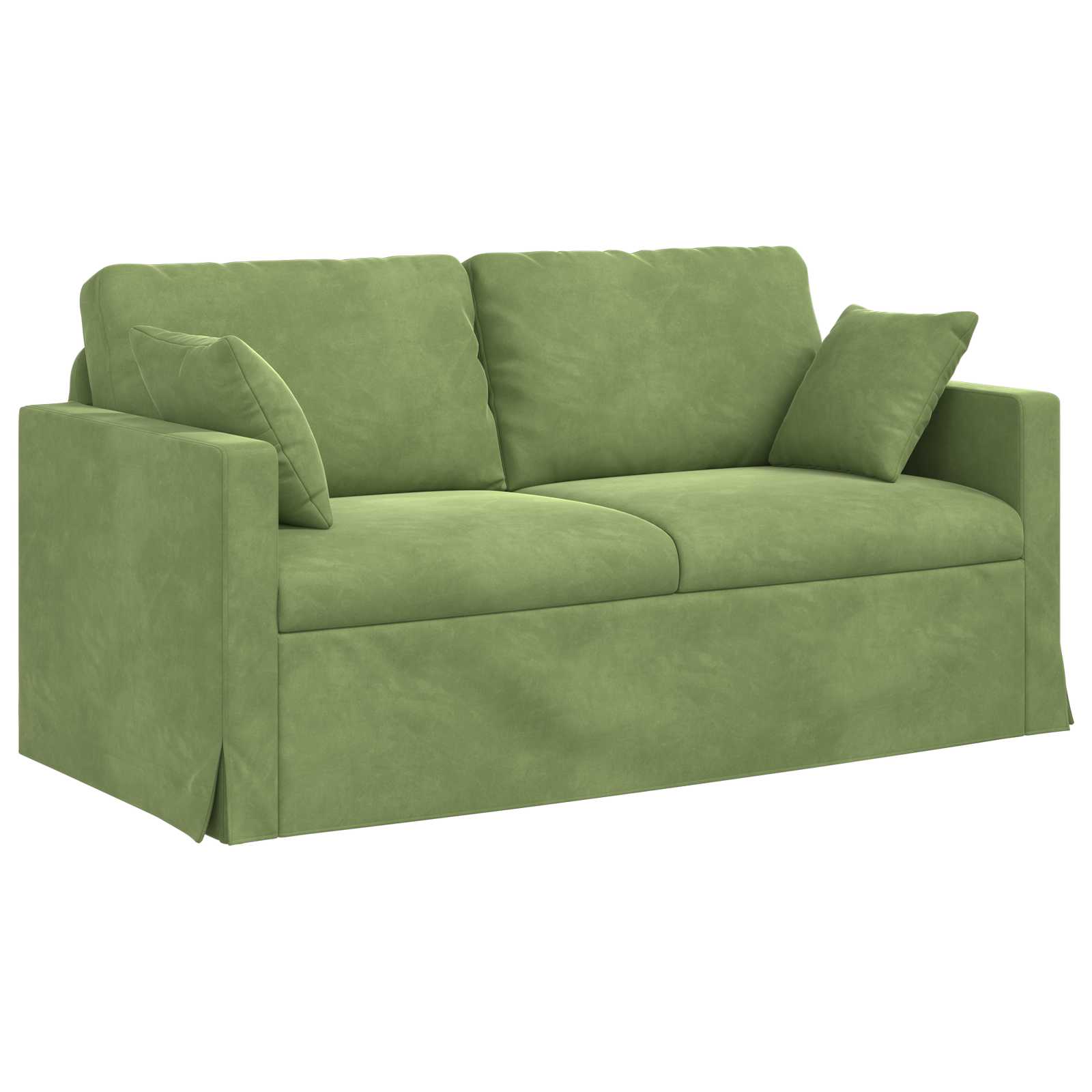 Set di divani 2 pcs Verde chiaro 158 x 78 x 80 cm Velluto | homemem39