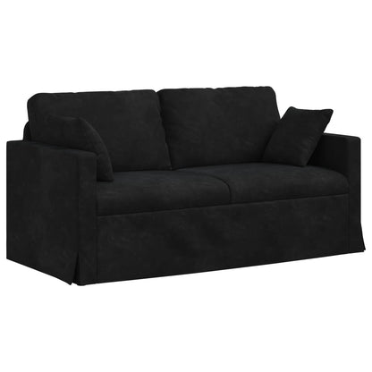Set di divani 2 pcs Nero 158 x 78 x 80 cm Velluto | homemem39