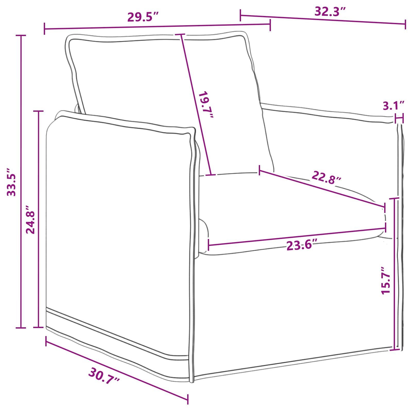 Set di divani 2 pcs Grigio Scuro 156 x 82 x 85 cm Tessuto | homemem39
