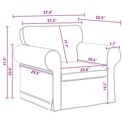 Set di divani 2 pcs Grigio scuro 215 x 82 x 80 cm Tessuto | homemem39