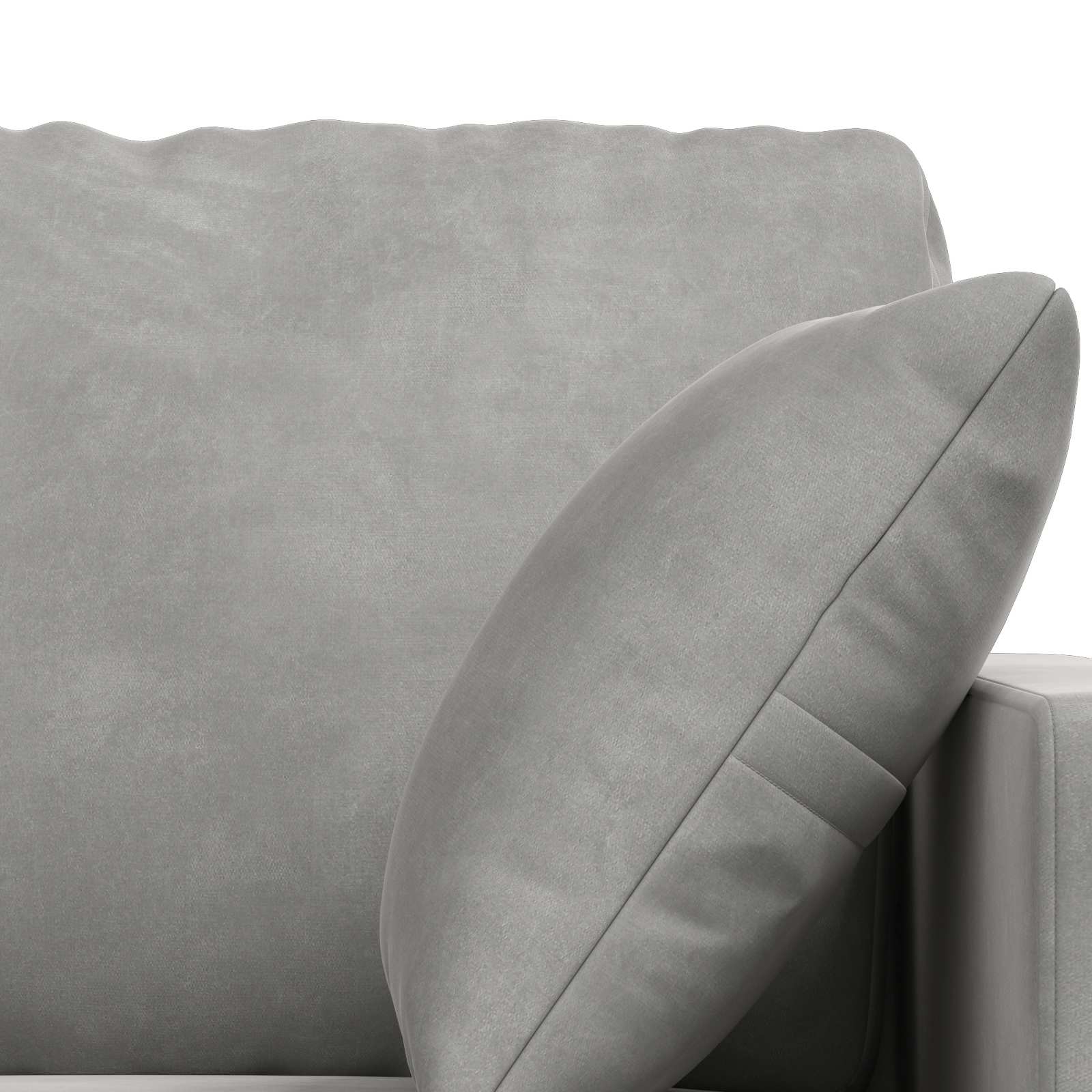 Set di divani 2 pcs Grigio chiaro 198 x 78 x 80 cm Velluto | homemem39