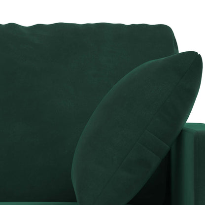 Set di divani 2 pcs Verde Scuro 198 x 78 x 80 cm Velluto | homemem39