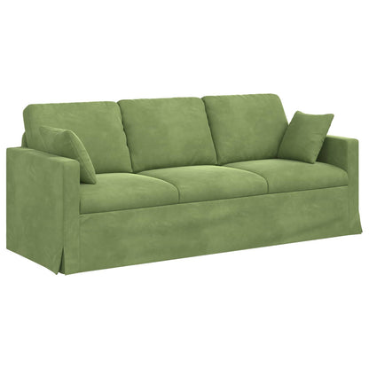 Set di divani 2 pcs Verde chiaro 198 x 78 x 80 cm Velluto | homemem39