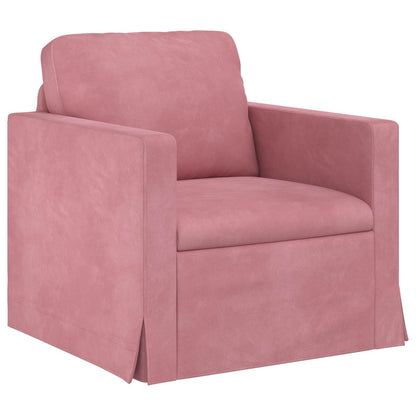 Set di divani 2 pcs Rosa 198 x 78 x 80 cm Velluto | homemem39