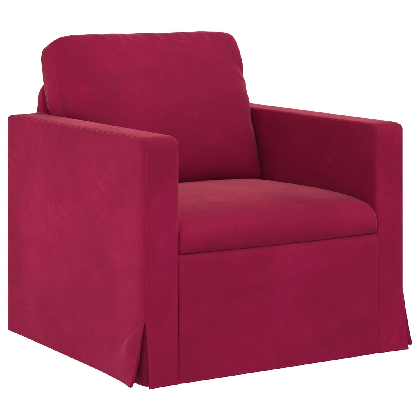 Set di divani 2 pcs Rosso Vino 198 x 78 x 80 cm Velluto | homemem39