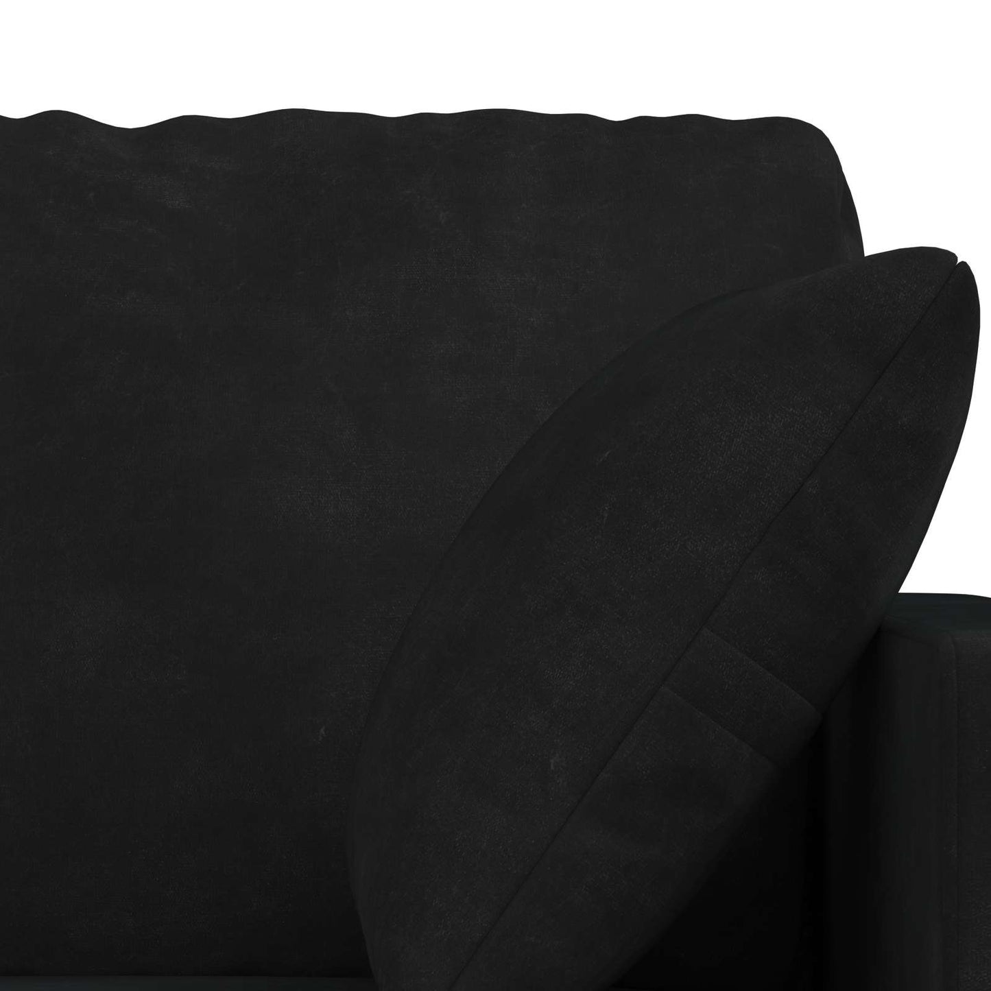 Set di divani 2 pcs Nero 198 x 78 x 80 cm Velluto | homemem39