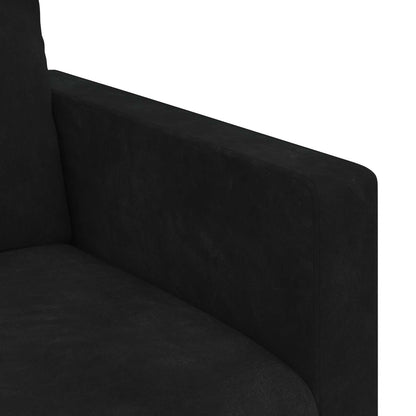 Set di divani 2 pcs Nero 198 x 78 x 80 cm Velluto | homemem39
