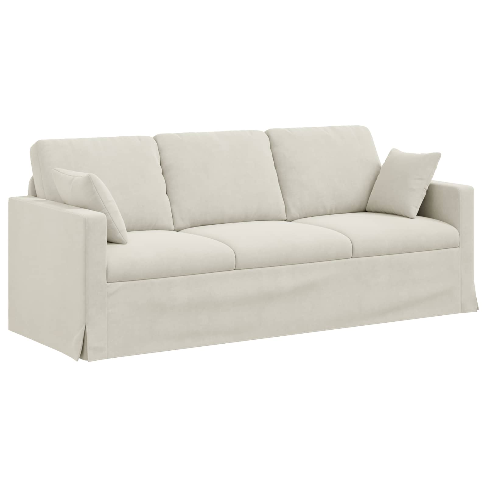 Set di divani 2 pcs Crema 198 x 78 x 80 cm Velluto | homemem39