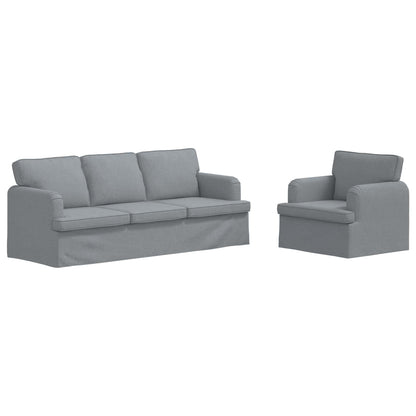 Divano 2 pcs Grigio chiaro