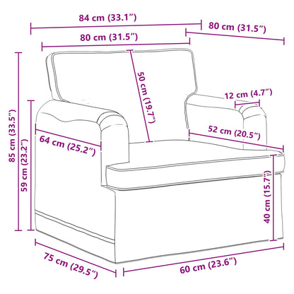 Set di divani 2 pcs Nero 201 x 80 x 85 cm Tessuto | homemem39