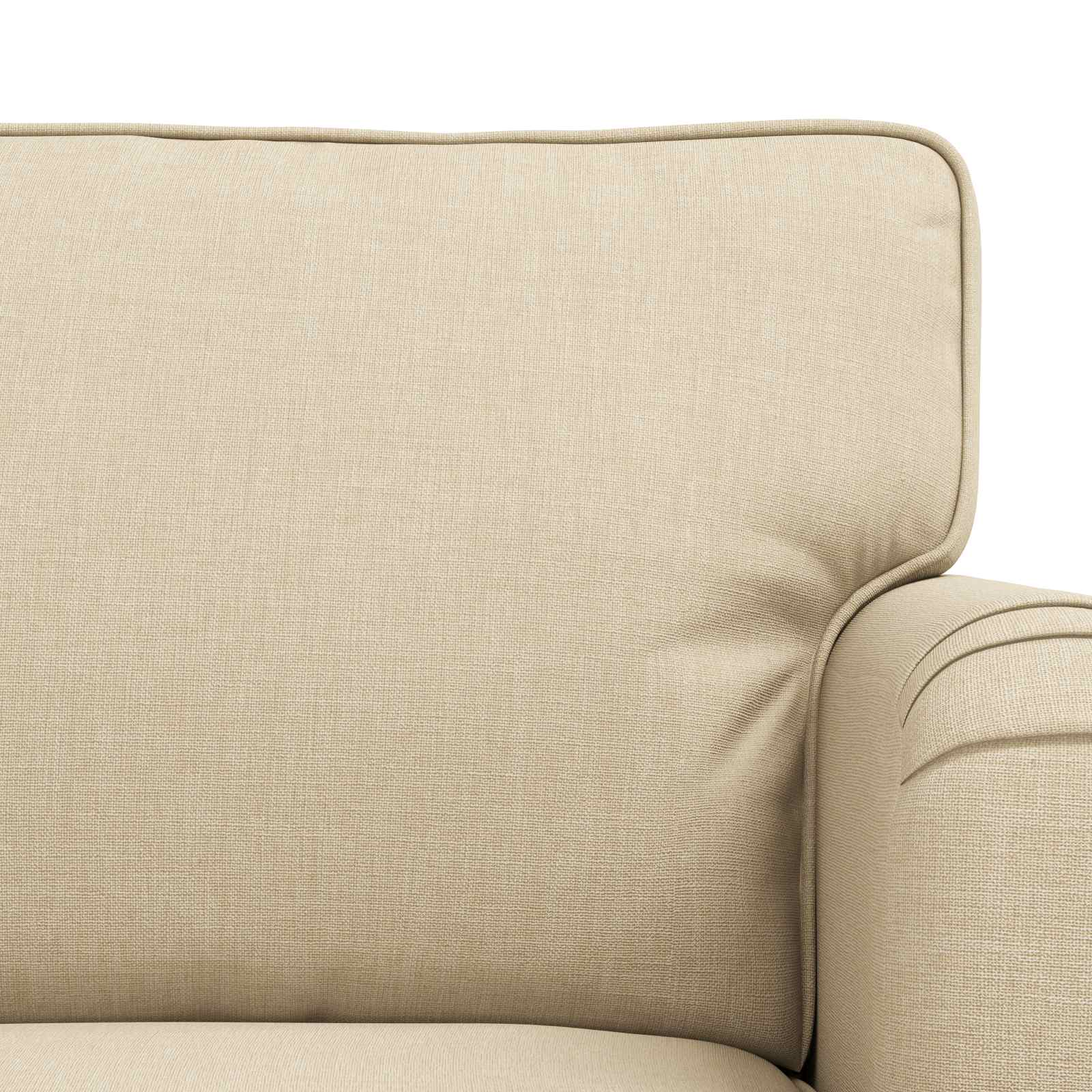 Set di divani 2 pcs Crema 201 x 80 x 85 cm Tessuto | homemem39