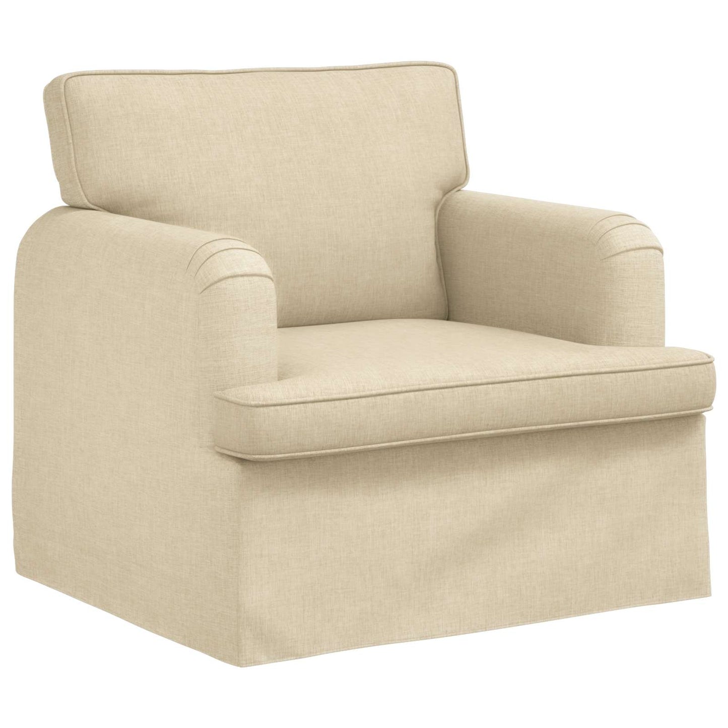 Set di divani 2 pcs Crema 201 x 80 x 85 cm Tessuto | homemem39