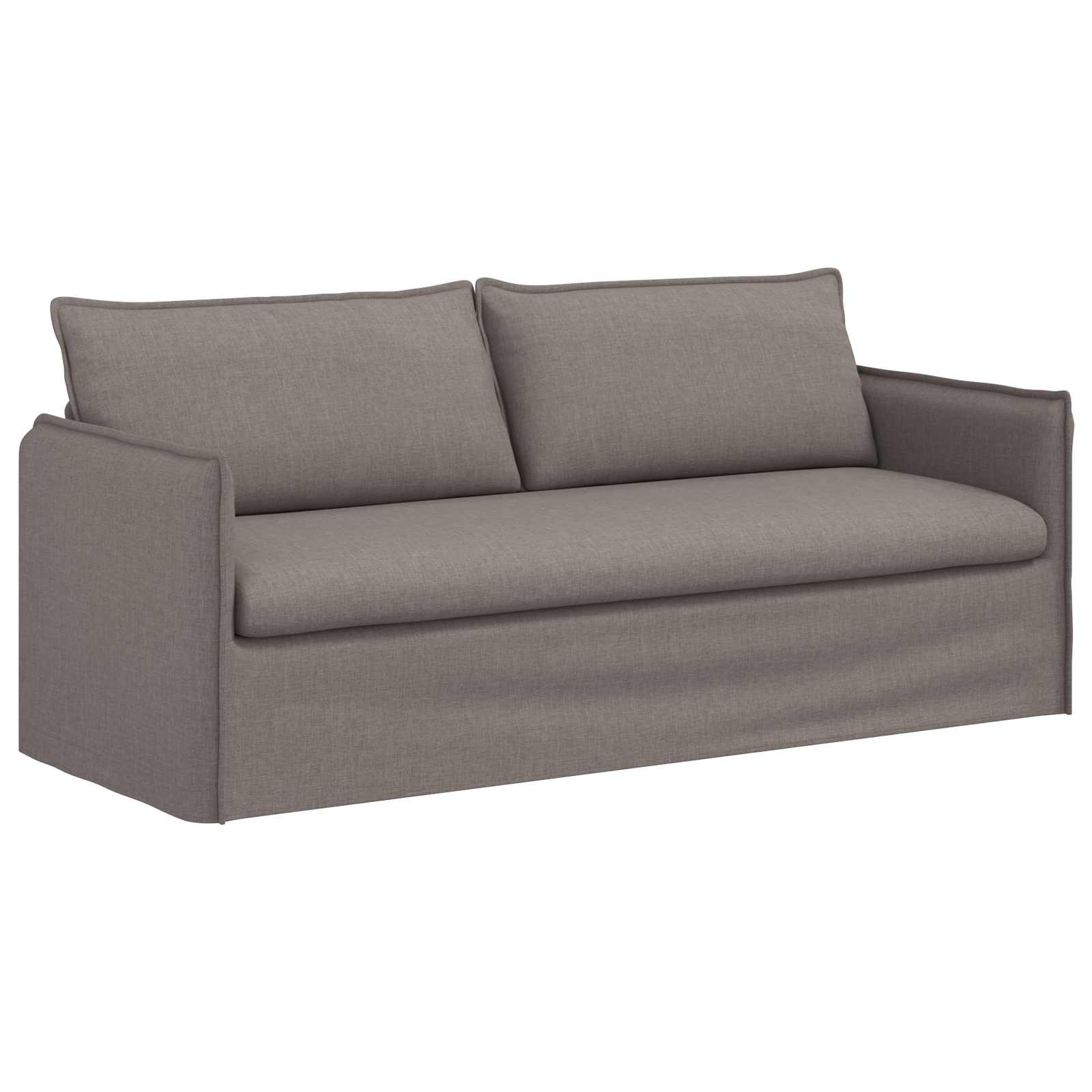 Set di divani 2 pcs Tortora 196 x 82 x 85 cm Tessuto | homemem39