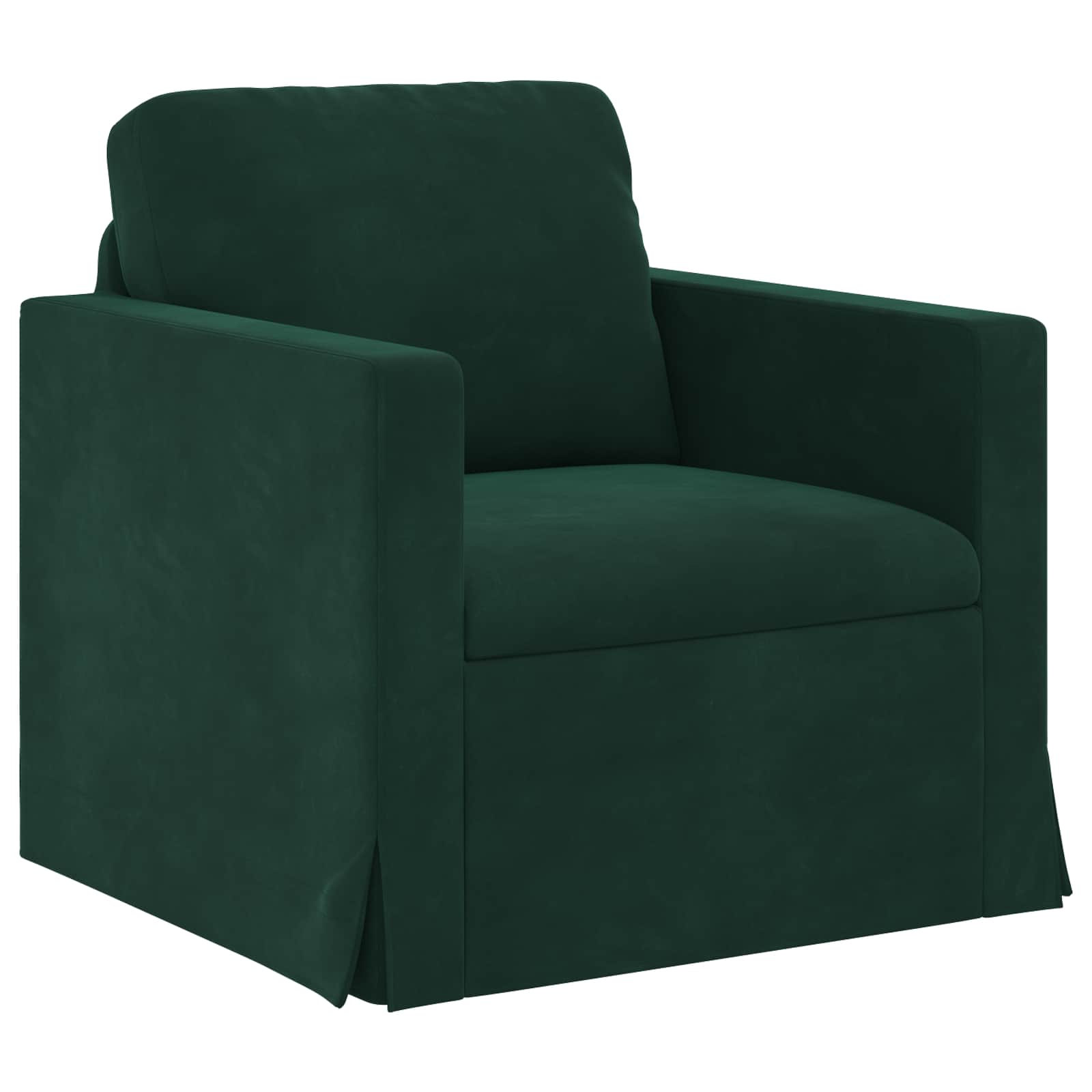 Set di divani 2 pcs Verde Scuro 228 x 78 x 80 cm Velluto | homemem39