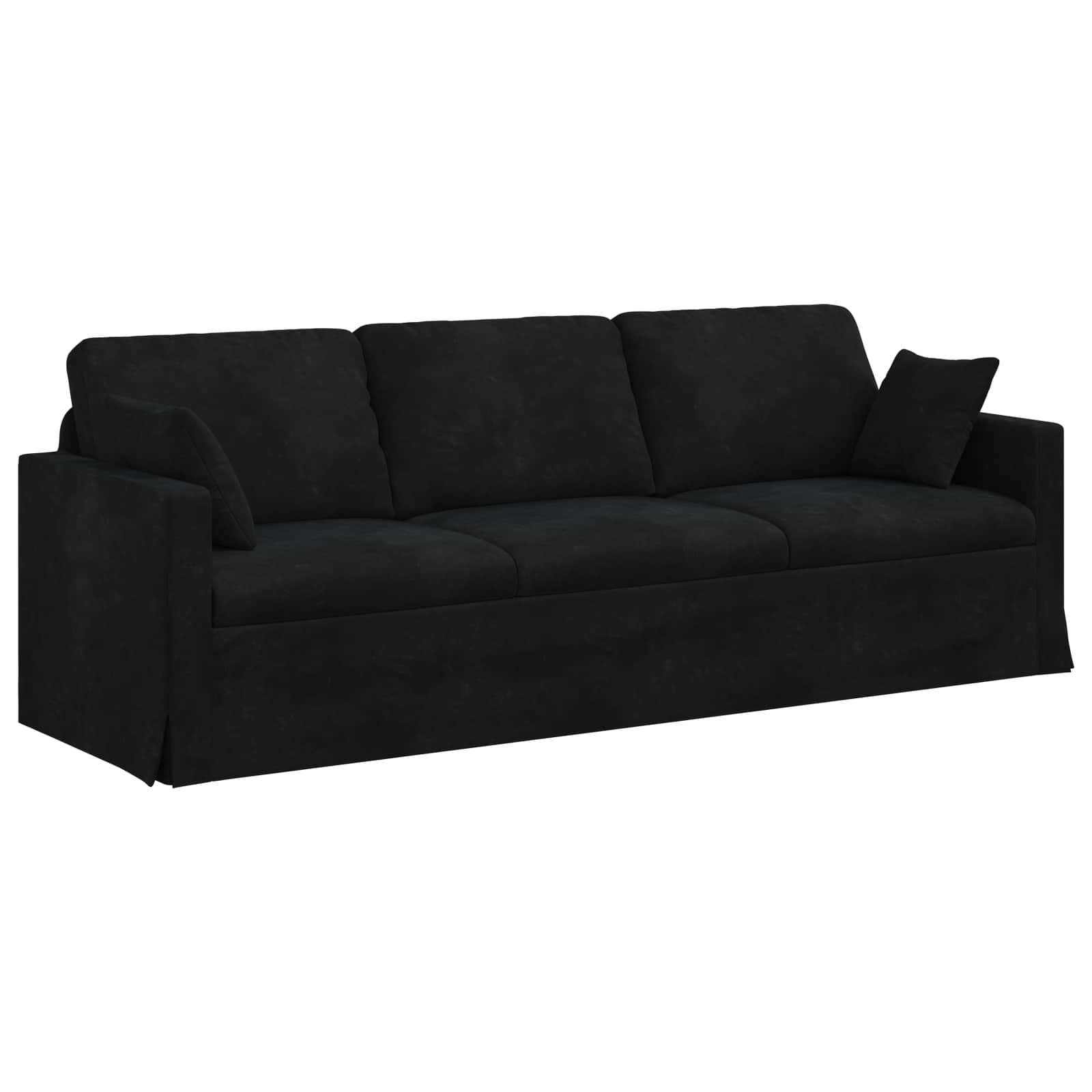 Set di divani 2 pcs Nero Velluto | homemem39