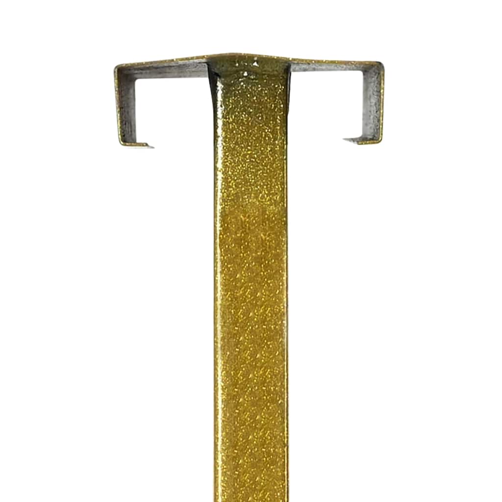 Espositori per Fiere 2 pcs Oro 30 x 23,5 x 210 cm Acciaio | homemem39