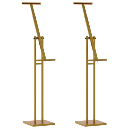 Espositori per Fiere 2 pcs Oro 26,5 x 26,5 x 150 cm Acciaio | homemem39
