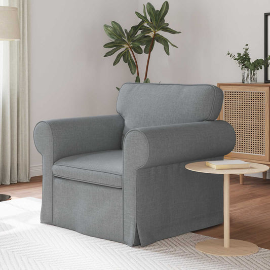 Divano Grigio chiaro 95 x 82 x 80 cm Tessuto | homemem39