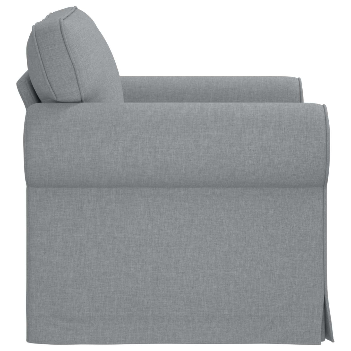 Divano 60cm Grigio chiaro Metallo