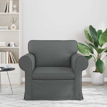 Divano 60cm Grigio scuro Metallo