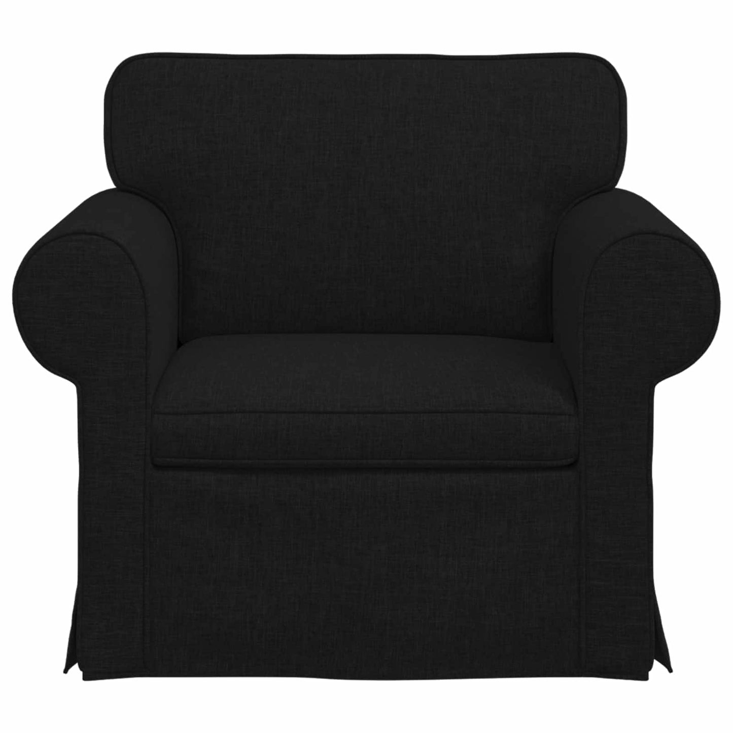 Divano Nero 95 x 82 x 80 cm Tessuto | homemem39