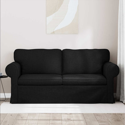 Divano Nero 175 x 82 x 80 cm Tessuto | homemem39