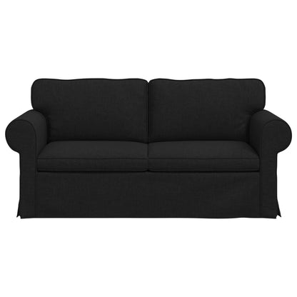 Divano Nero 175 x 82 x 80 cm Tessuto | homemem39