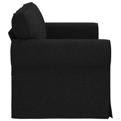 Divano Nero 175 x 82 x 80 cm Tessuto | homemem39