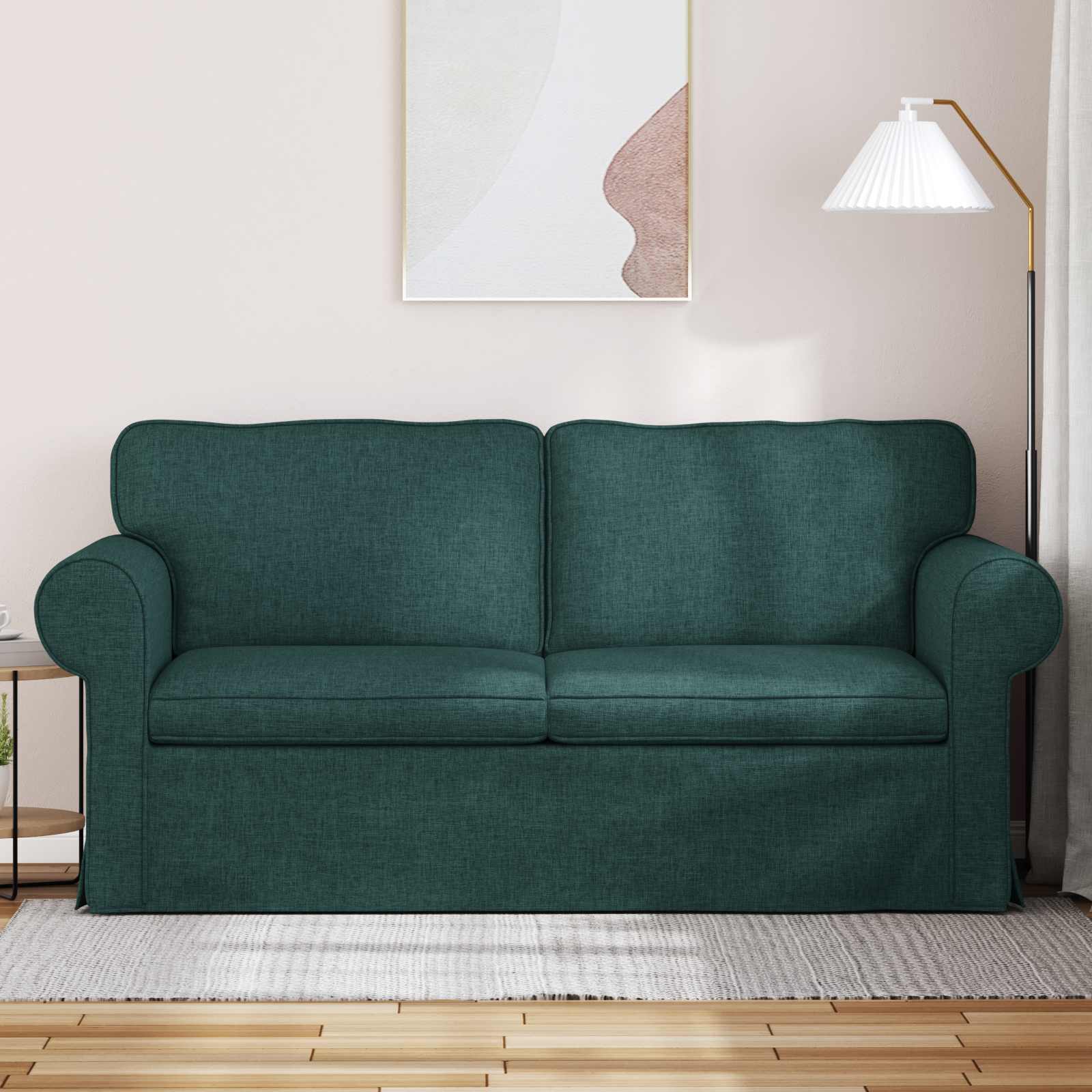 Divano Verde Scuro 175 x 82 x 80 cm Tessuto | homemem39