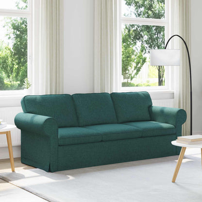 Divano Verde Scuro 215 x 82 x 80 cm Tessuto | homemem39