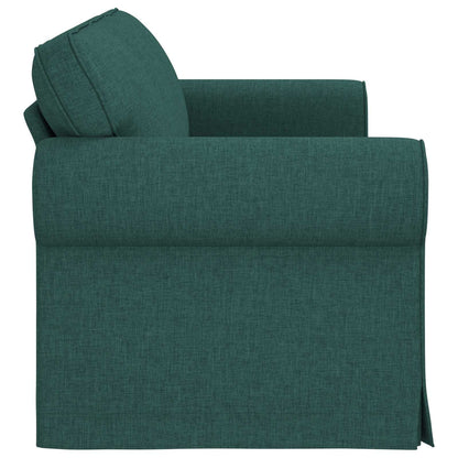 Divano Verde Scuro 215 x 82 x 80 cm Tessuto | homemem39