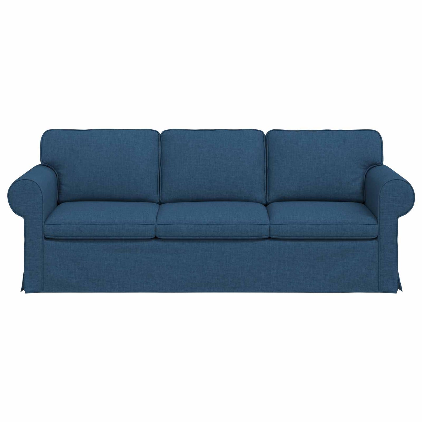 Divano Blu 215 x 82 x 80 cm Tessuto | homemem39