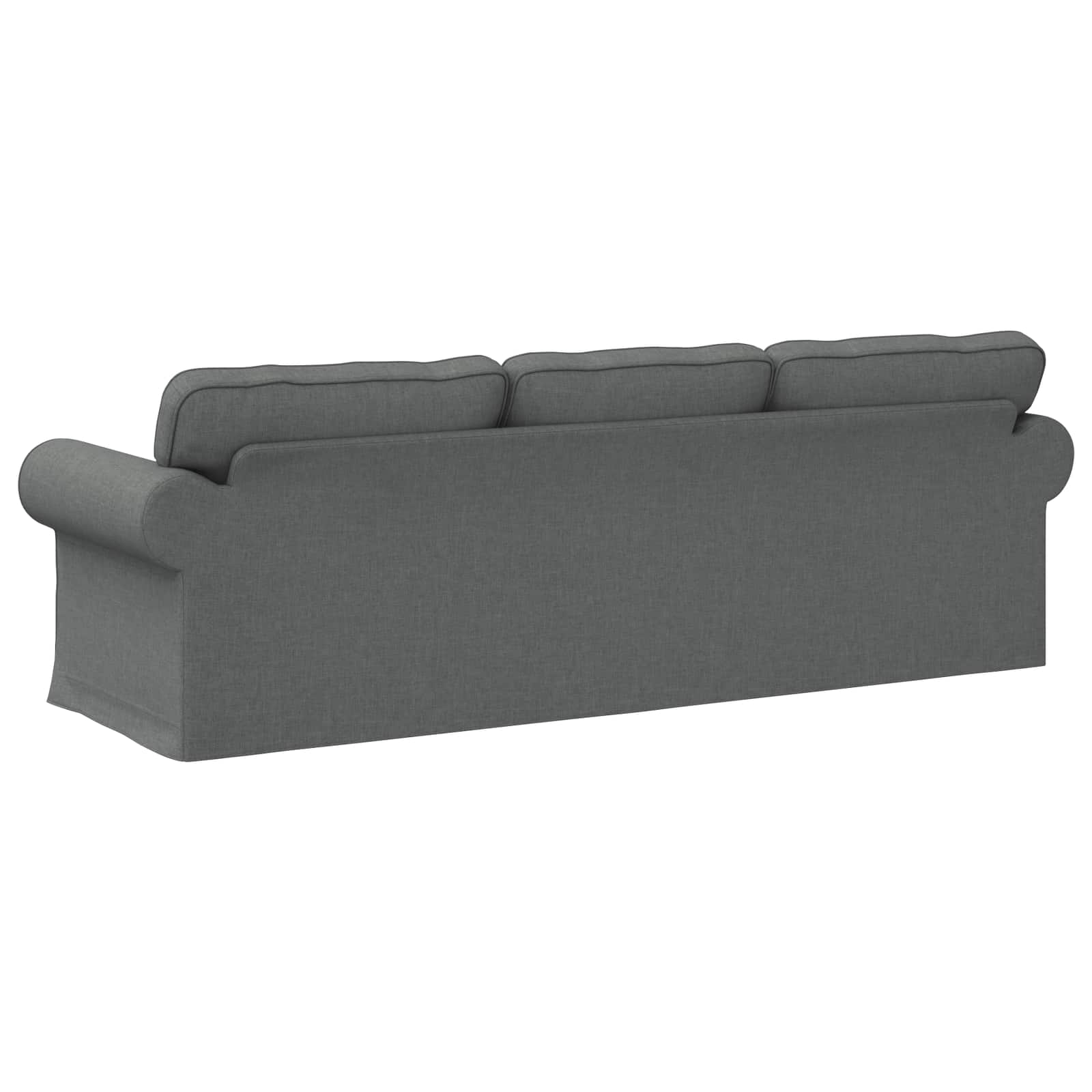 Divano Grigio scuro 245 x 82 x 80 cm Tessuto | homemem39
