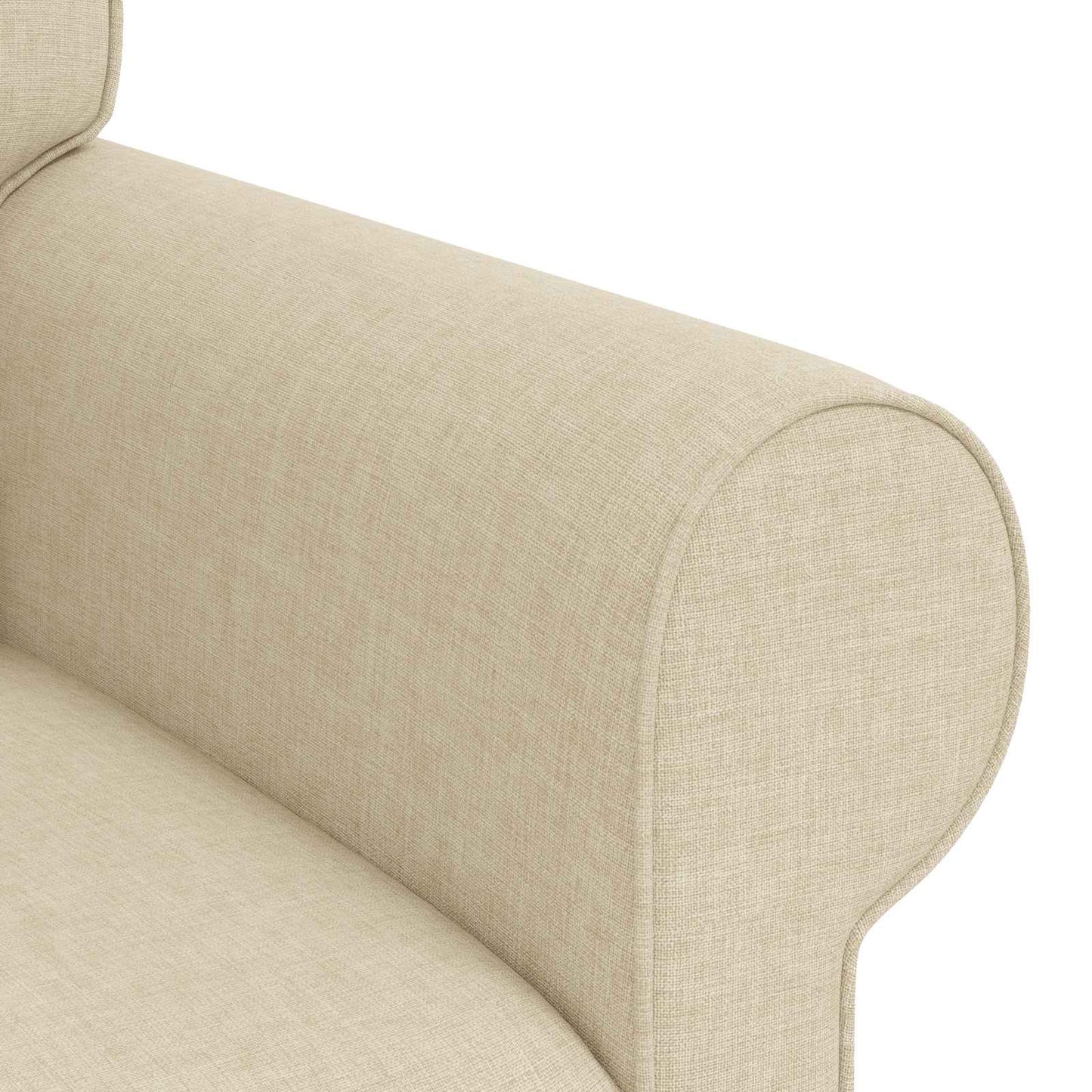 Divano Crema 245 x 82 x 80 cm Tessuto | homemem39