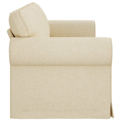 Divano Crema 245 x 82 x 80 cm Tessuto | homemem39