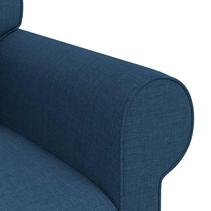 Divano Blu 245 x 82 x 80 cm Tessuto | homemem39