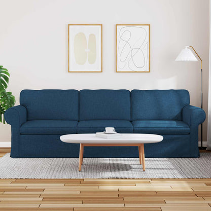 Divano Blu 245 x 82 x 80 cm Tessuto | homemem39