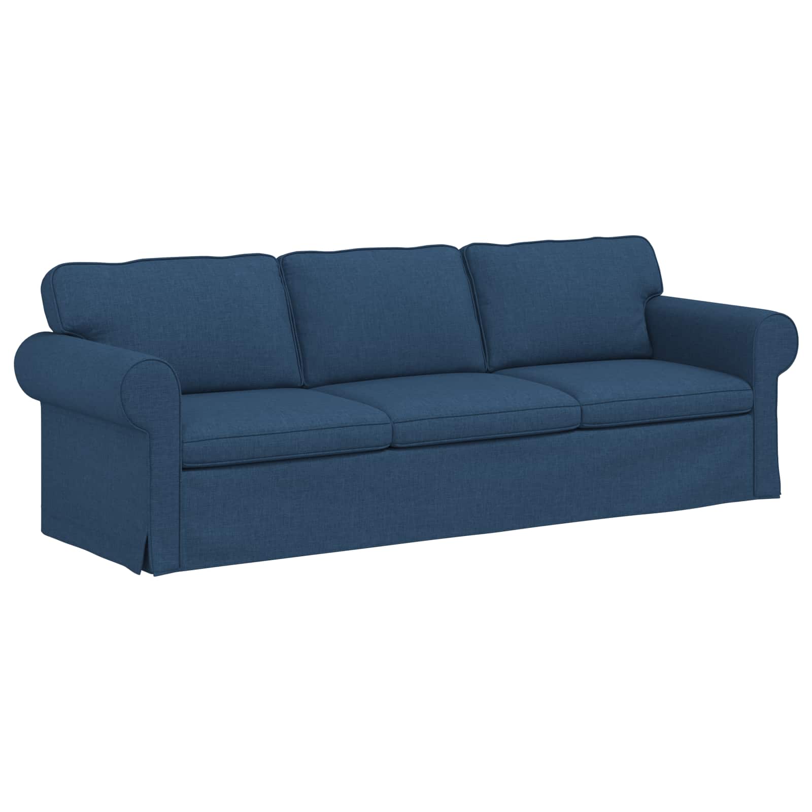 Divano Blu 245 x 82 x 80 cm Tessuto | homemem39