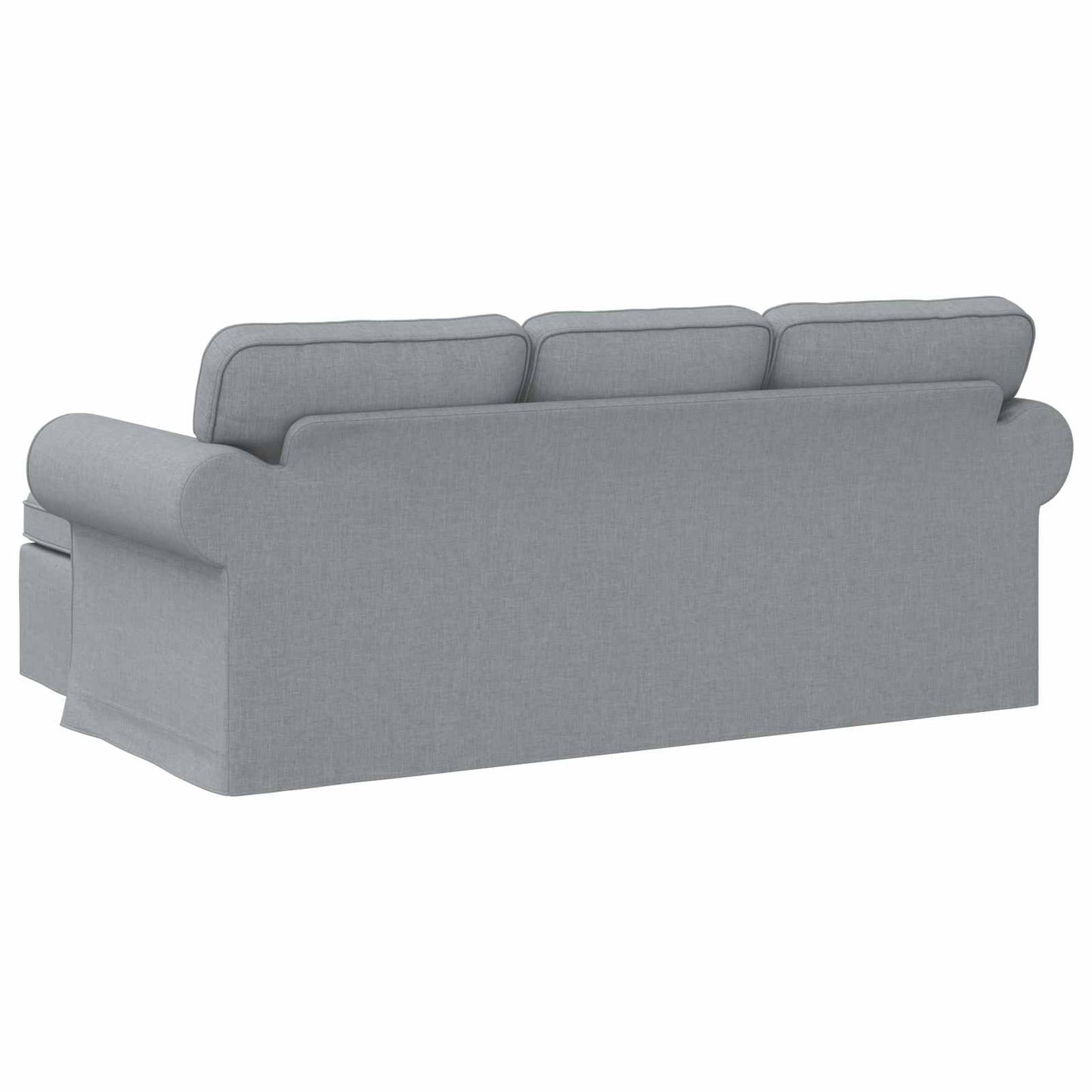 Divano Grigio chiaro 195 x 138 x 80 cm Tessuto | homemem39